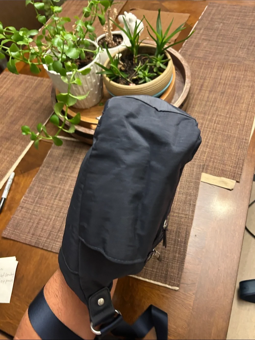 Baggallini Black Messenger Crossbody Bag